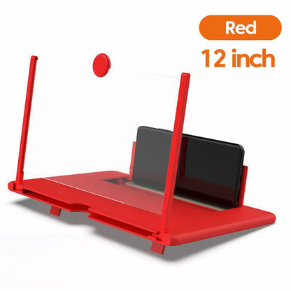 12/10Inch Cell Phone Screen Amplifier Mobile Phone Holder Mobile Phone HD Portable Phone Screen Video Magnifier Stand Bracket