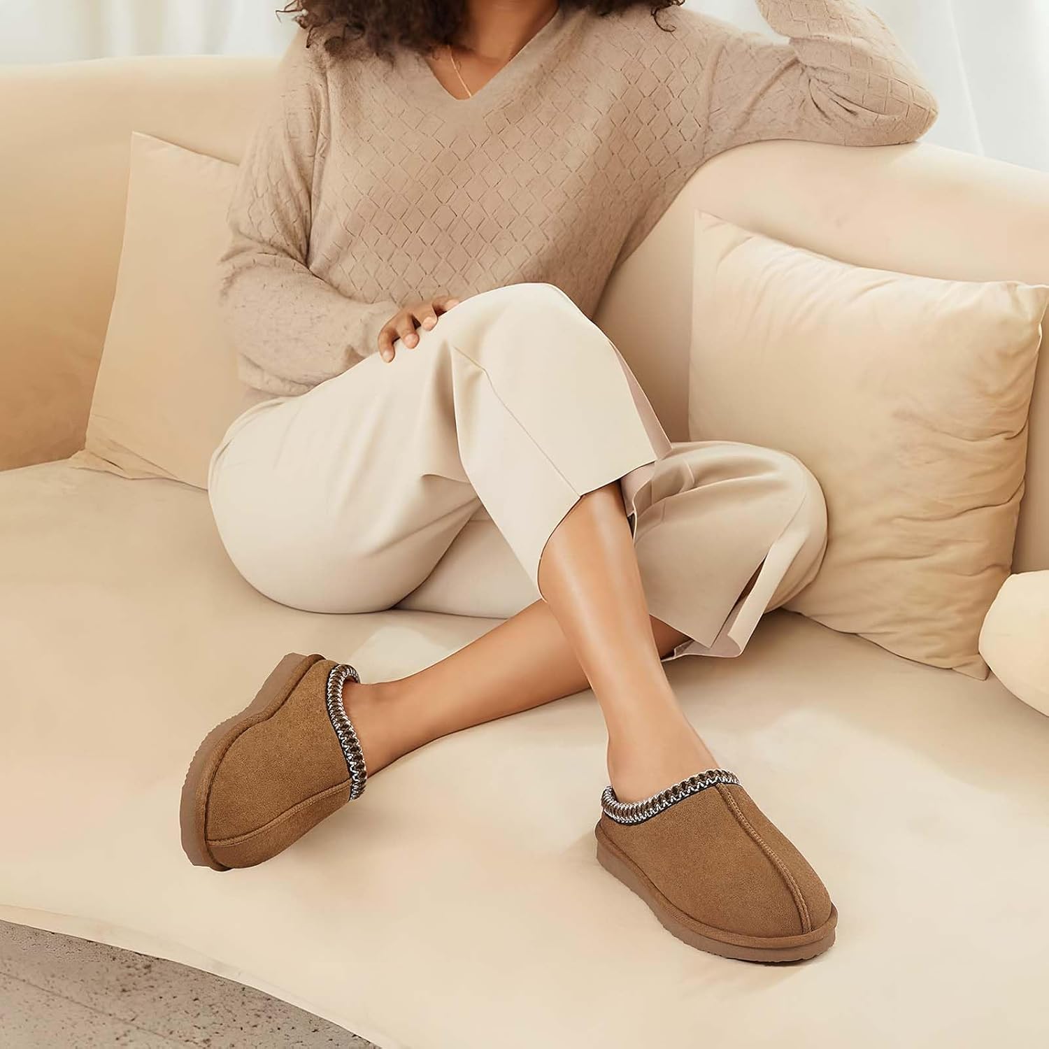 Indulge in Comfort: Cozy Memory Foam Slippers for Women and Men - Perfect for Indoor and Outdoor Relaxation